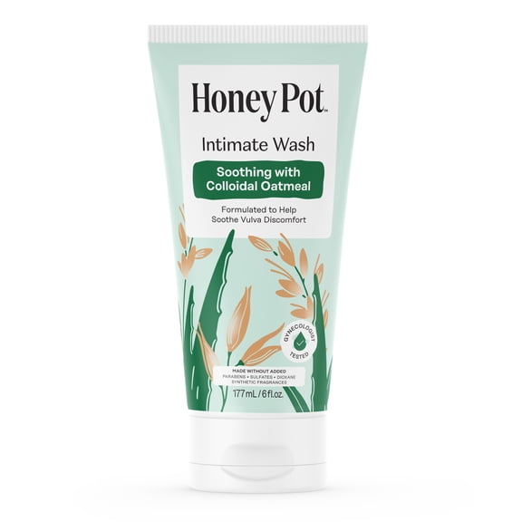 Honey Pot Soothing Intimate Wash with Colloidal Oatmeal - 6 oz