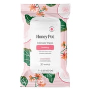 Honey Pot Intimate Wipes - Witch Hazel, 20 Count
