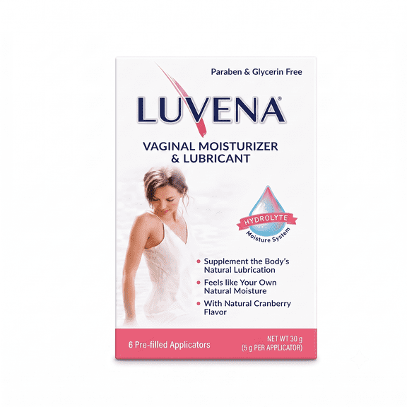 Luvena Vaginal Moisturizer & Lubricant for Women, pH Balanced, 1 Pack