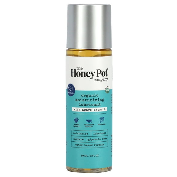 The Honey Pot Organic Water Based Agave Lube 2 oz Liquid