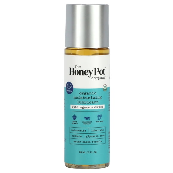 The Honey Pot Organic Water Based Agave Lube 2 oz Liquid