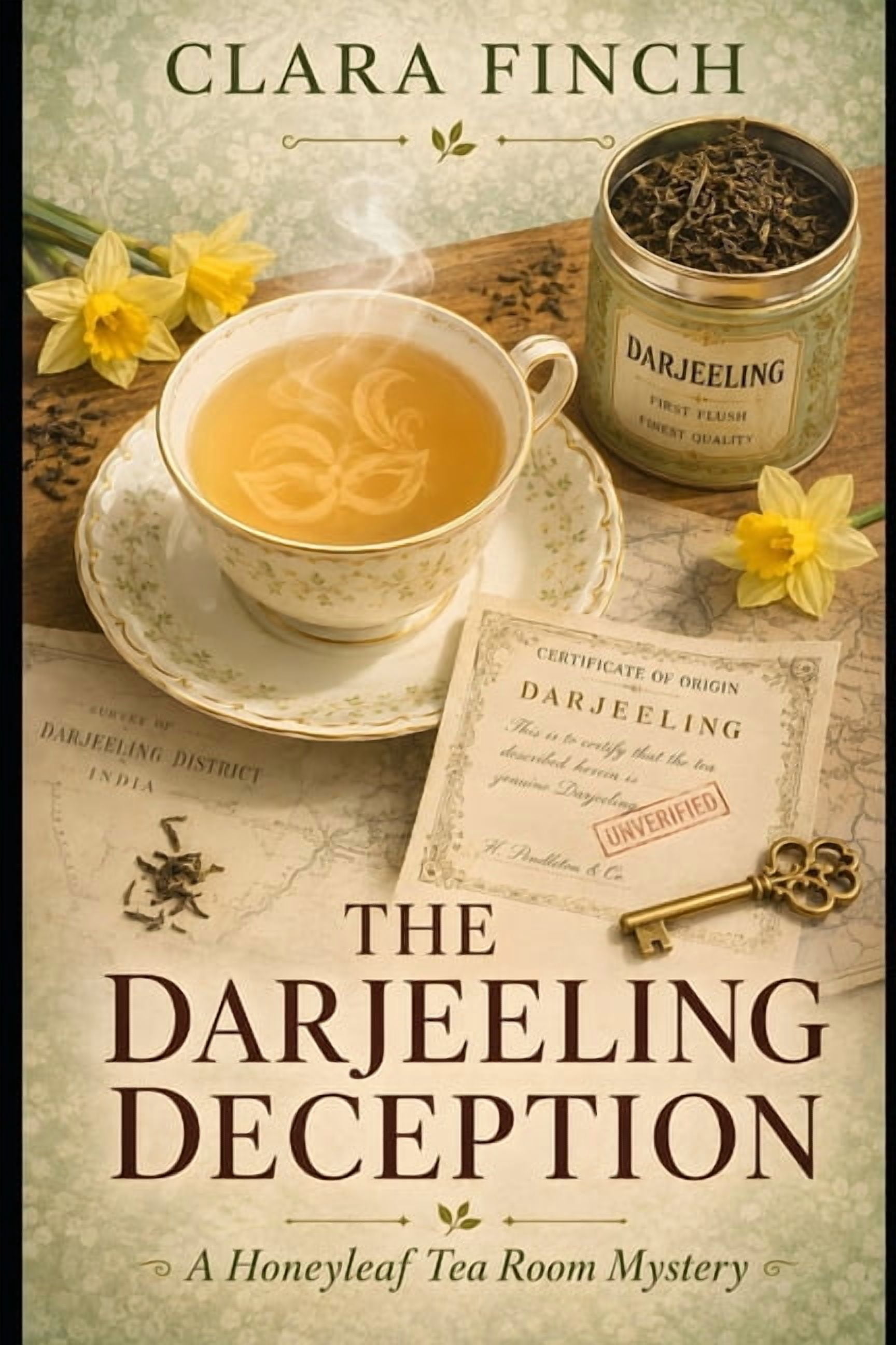 The Honeyleaf Tea Room Mysteries The Darjeeling Deception: A Small-Town Tea Shop Cozy Mystery, Book 3, (Paperback)