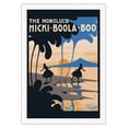 thumbnail image 1 of The Honolulu Hicki-Boola-Boo - Popular Hawaiian Song - Music by Albert Von Tilzer - Vintage Hawaiian Sheet Music by Andre De Takacs c.1916 - Fine Art Rolled Canvas Print (Unframed) 27in x 40in, 1 of 4