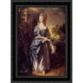thumbnail image 1 of The Honourable Frances Duncombe 19x24 Black Ornate Wood Framed Canvas Art by Gainsborough, Thomas, 1 of 2