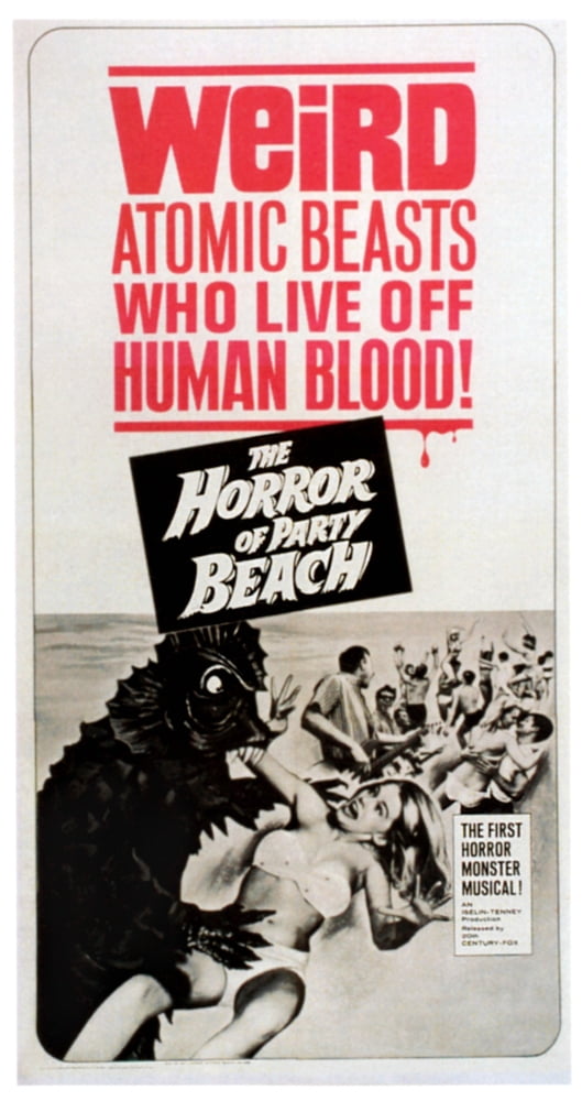 The Horror Of Party Beach 1964 T Canvas Art -  (24 x 36)