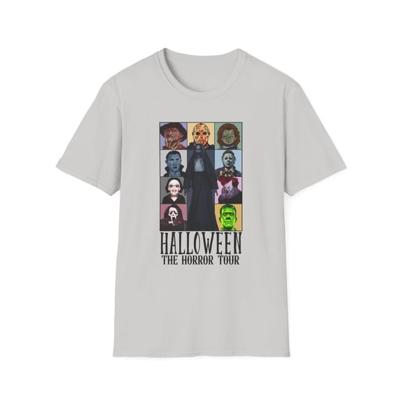 The Horror Tour, Gildan Unisex Softstyle T-Shirt, Halloween Movie Tee S-3XL