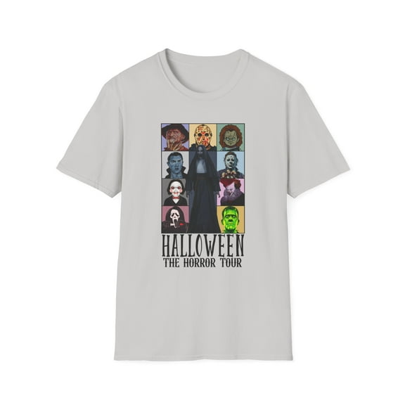 The Horror Tour, Gildan Unisex Softstyle T-Shirt, Halloween Movie Tee S-3XL