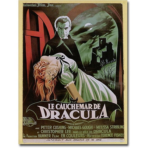 Trademark Fine Art Unknown The Horror of Dracula Canvas Wall Art - 24x32