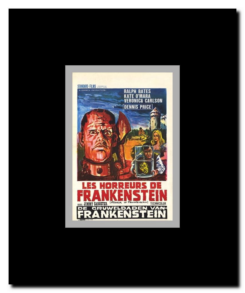 The Horror of Frankenstein Framed Movie Poster