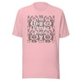 thumbnail image 1 of The Horrors Persist But So Do I Meme Shirt, Funny Meme Shirt, Funny Gen Z Shirt (Pink, L), 1 of 1