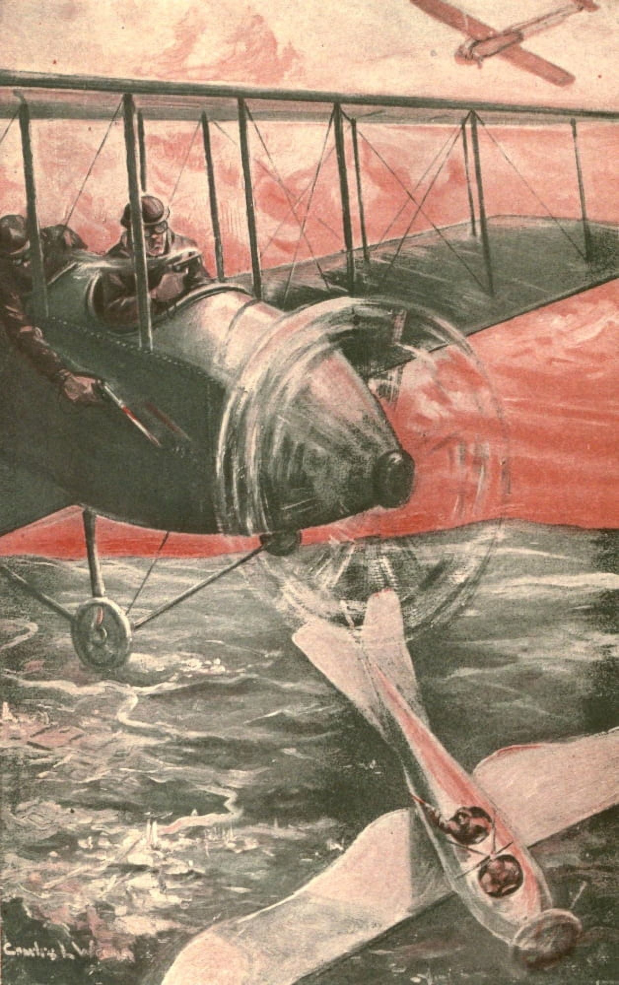 The Hosts of the Air 1920 Hosts of the Air Canvas Art - Charles Wrenn (18 x 24)