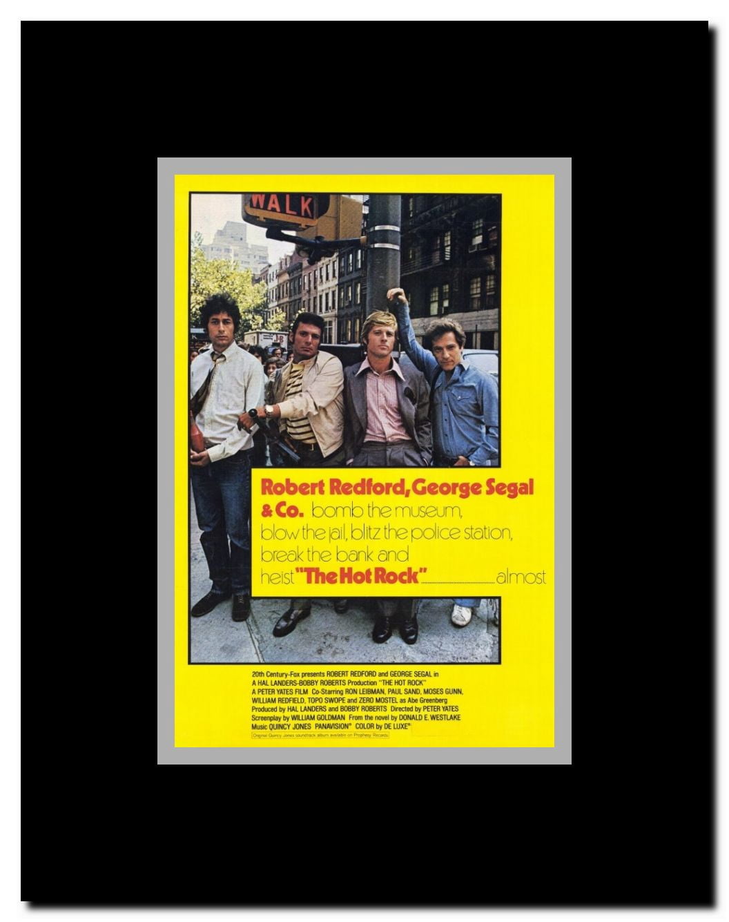 The Hot Rock Framed Movie Poster