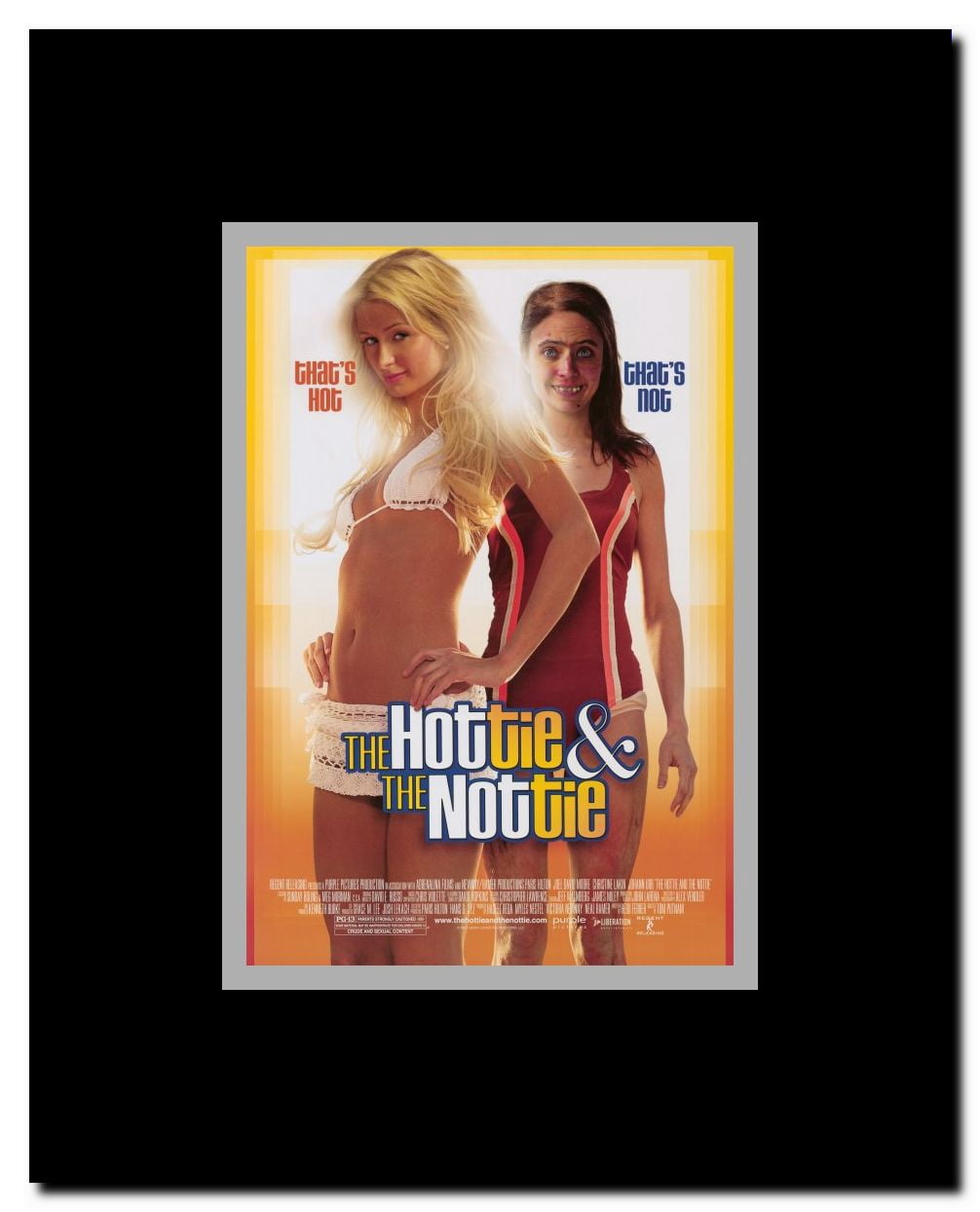 The Hottie and the Nottie Framed Movie Poster