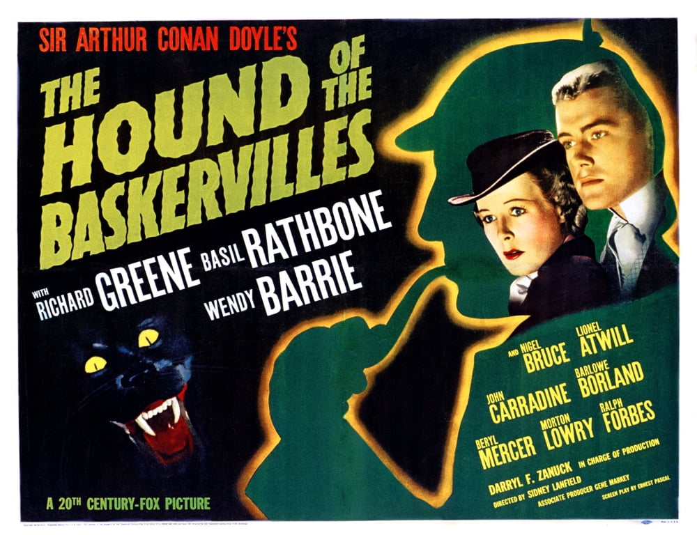 The Hound Of The Baskervilles Canvas Art - (28 x 22)
