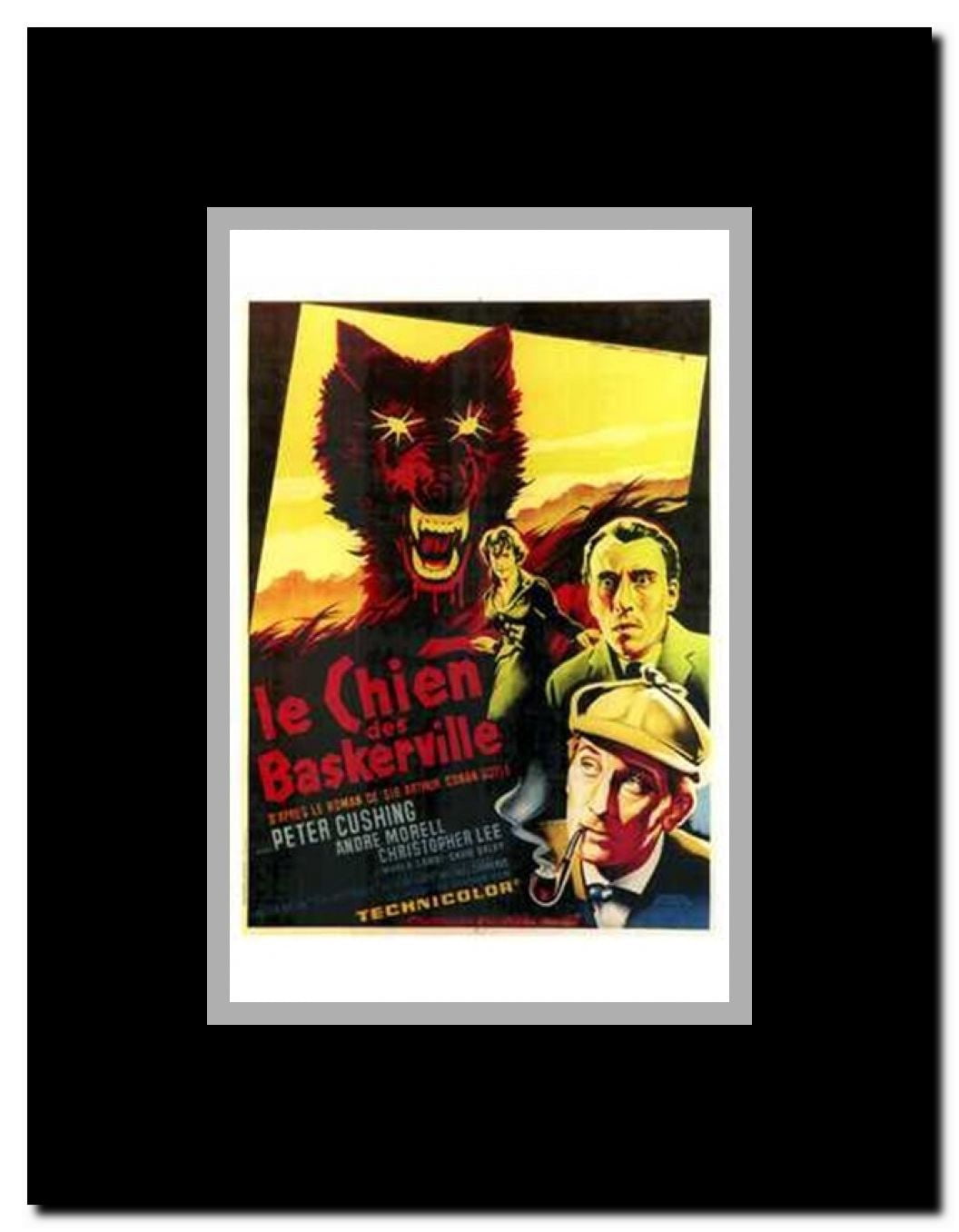 The Hound of the Baskervilles Framed Movie Poster