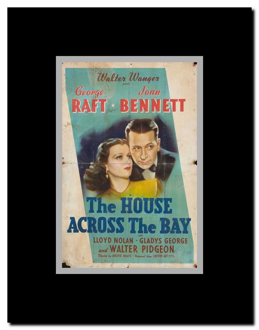 The House Across the Bay Framed Movie Poster