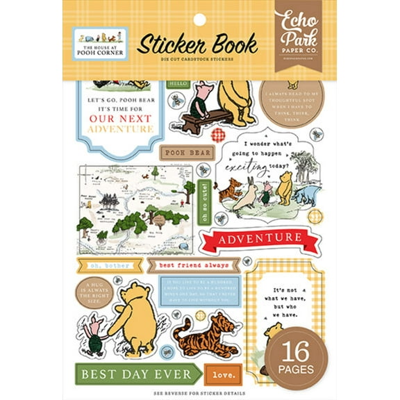 Echo Park Sticker Book-The House At Pooh Corner