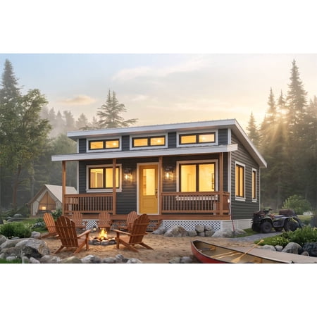 The House Designers: THD-1492 Builder-Ready Blueprints to Build a Beach House Plan with Screw Pile Foundation (5 Printed Sets)