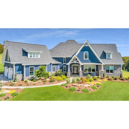 The House Designers: THD-2194 Builder-Ready Blueprints to Build a Spacious Craftsman Ranch House Plan with Crawlspace Foundation (5 Printed Sets)