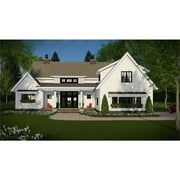 The House Designers THD-3030 Builder-Ready Blueprints to Build a Two-Story Cottage House Plan with Basement Foundation 5 Printed Sets
