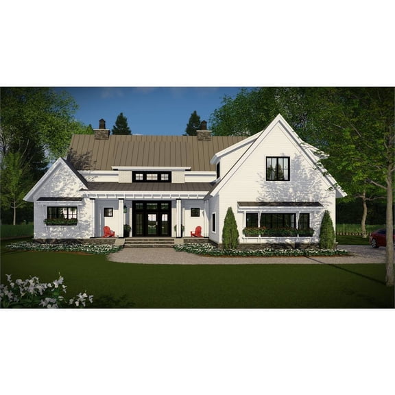 The House Designers: THD-3030 Builder-Ready Blueprints to Build a Two-Story Cottage House Plan with Basement Foundation (5 Printed Sets)