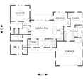 thumbnail image 1 of The House Designers: THD-3153 Builder-Ready Blueprints to Build a Ranch House Plan with Crawl Space Foundation (5 Printed Sets), 1 of 10