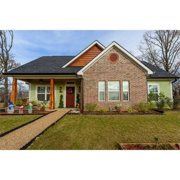 The House Designers: THD-3644 Builder-Ready Blueprints to Build a Cottage House Plan with Slab Foundation (5 Printed Sets)