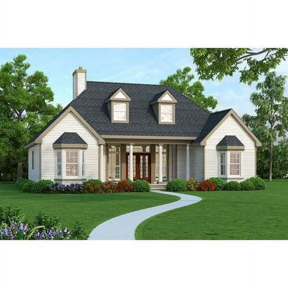 The House Designers Ranch House Plan
