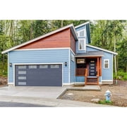 The House Designers THD-7412 Builder-Ready Blueprints to Build a Narrow Two-Story Contemporary House Plan with Crawlspace Foundation 5 Printed Sets