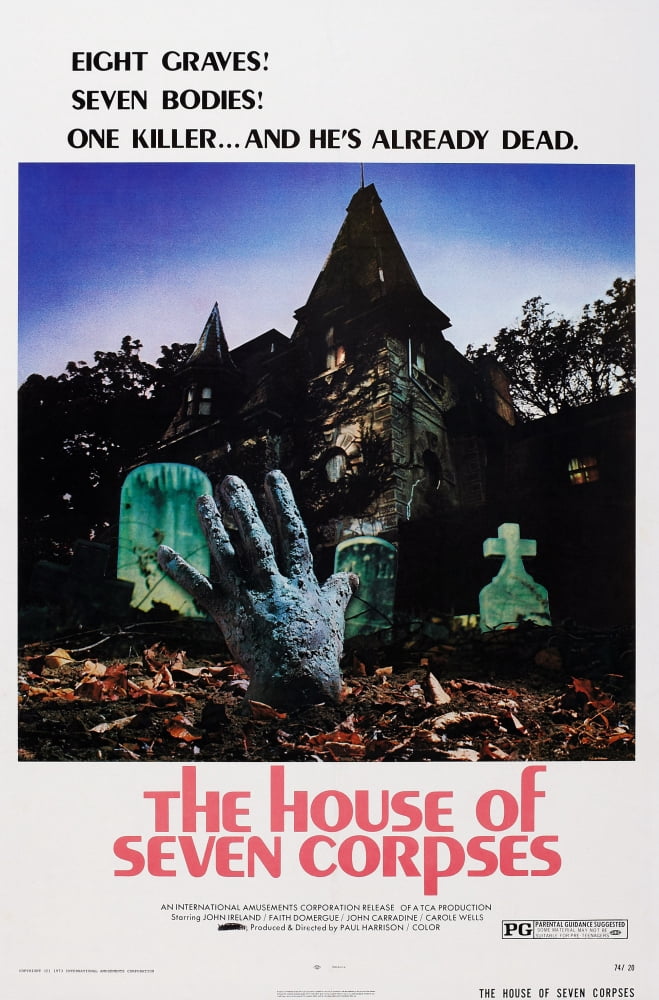The House Of Seven Corpses Canvas Art - (24 x 36)