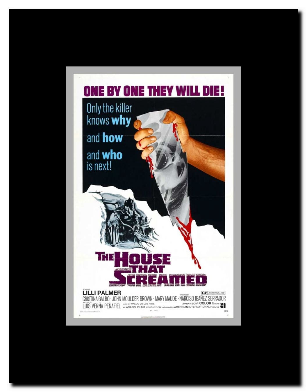 The House That Screamed Framed Movie Poster