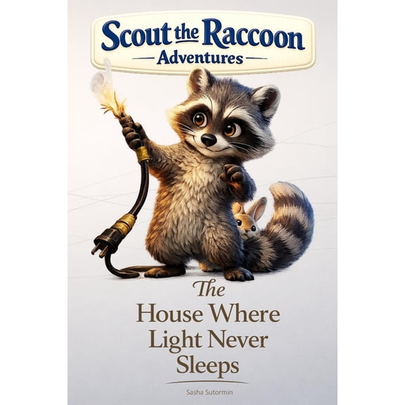The House Where Light Never Sleeps: Scout the Raccoon Adventures - An interactive power to choose adventure where you sa, (Paperback)