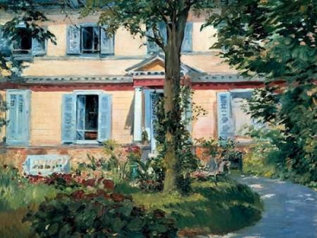 The House at Rueil Canvas Art - Edouard Manet (22 x 28)