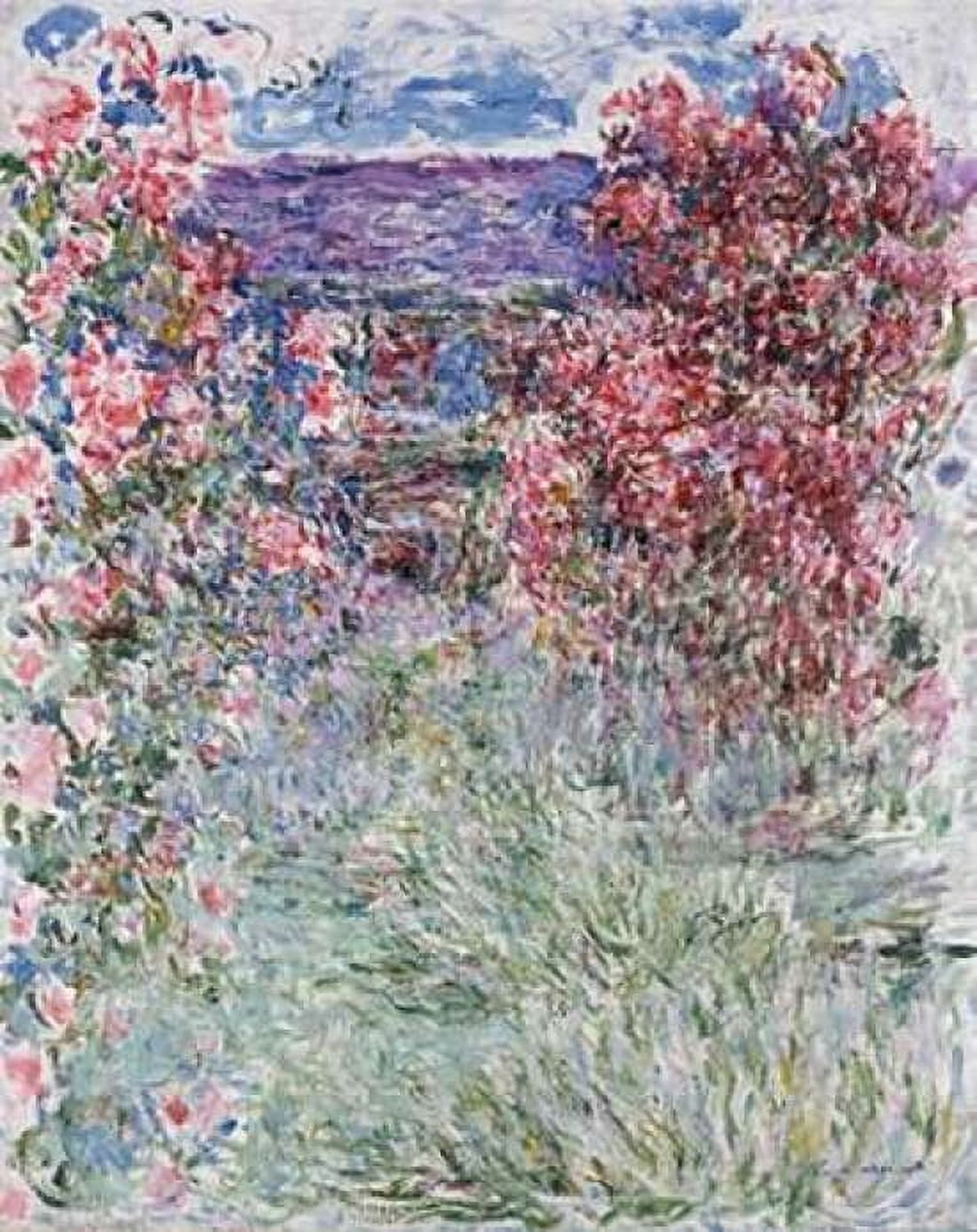 The House in the Roses Canvas Art - Claude Monet (24 x 30)