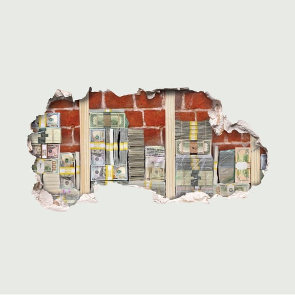 The House is the Safe - Money Stack Narco Wall