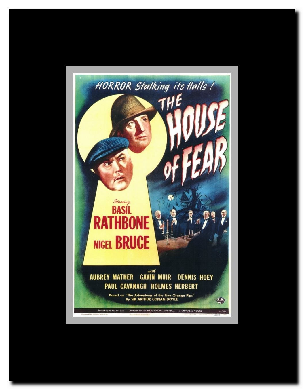 The House of Fear Framed Movie Poster