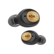 House of Marley True Wireless Champion Earbuds - Bluetooth 5.0 Earphones, Up to 28 Hours Battery Life with Quick Charge, Rechargeable Case, Eco Friendly Design