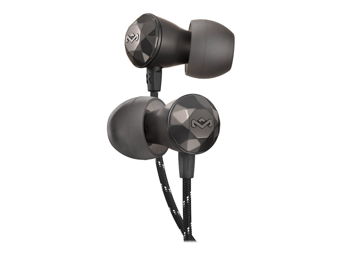 The House of Marley Nesta - Earphones with mic - in-ear - wired - hematite