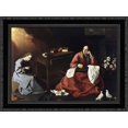 thumbnail image 1 of The House of Nazareth 24x20 Black Ornate Wood Framed Canvas Art by Zurbaran, Francisco de, 1 of 2