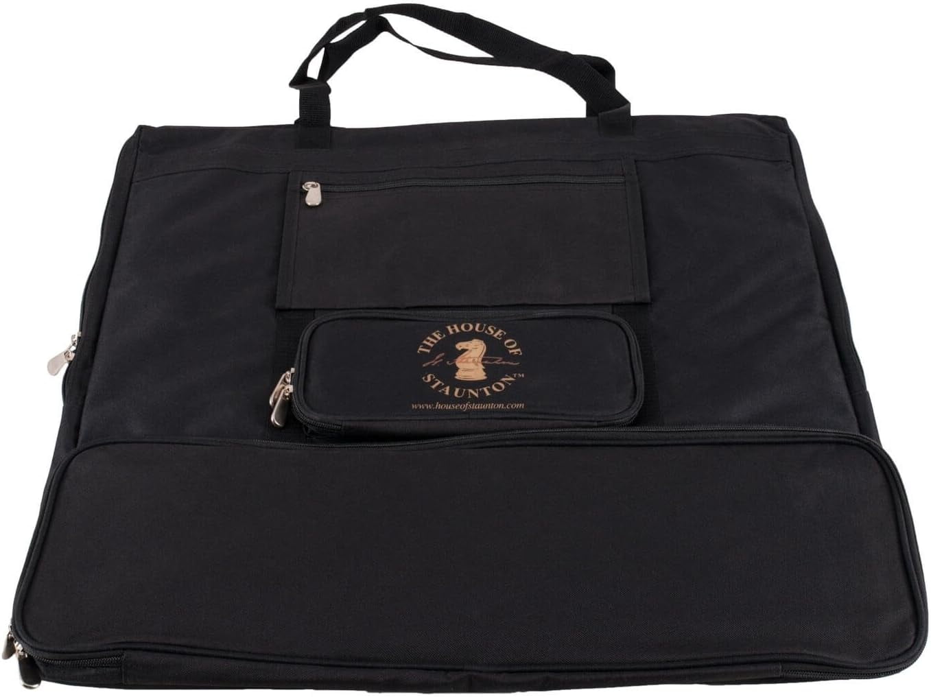 Yuxung 20x20 Inch Chess Board Carrying Bag - Padded Canvas Case With Zippered Pocket - View #2