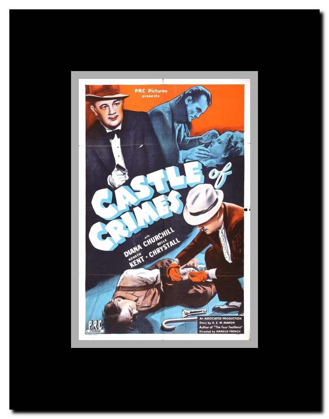 The House of the Arrow Framed Movie Poster