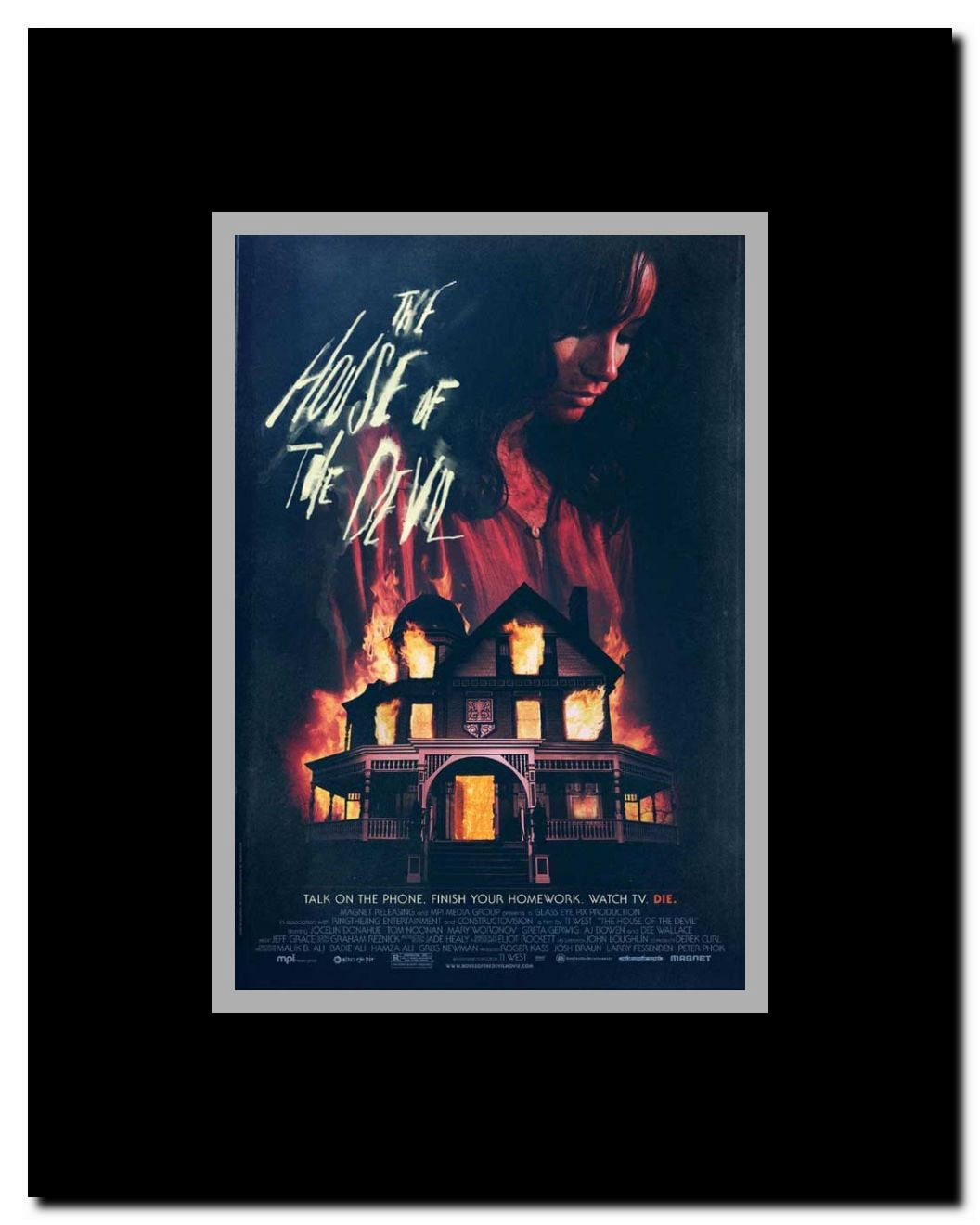 The House of the Devil Framed Movie Poster