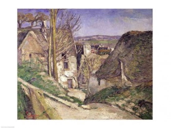 The House of the Hanged Man Canvas Art - Paul Cezanne (24 x 18)