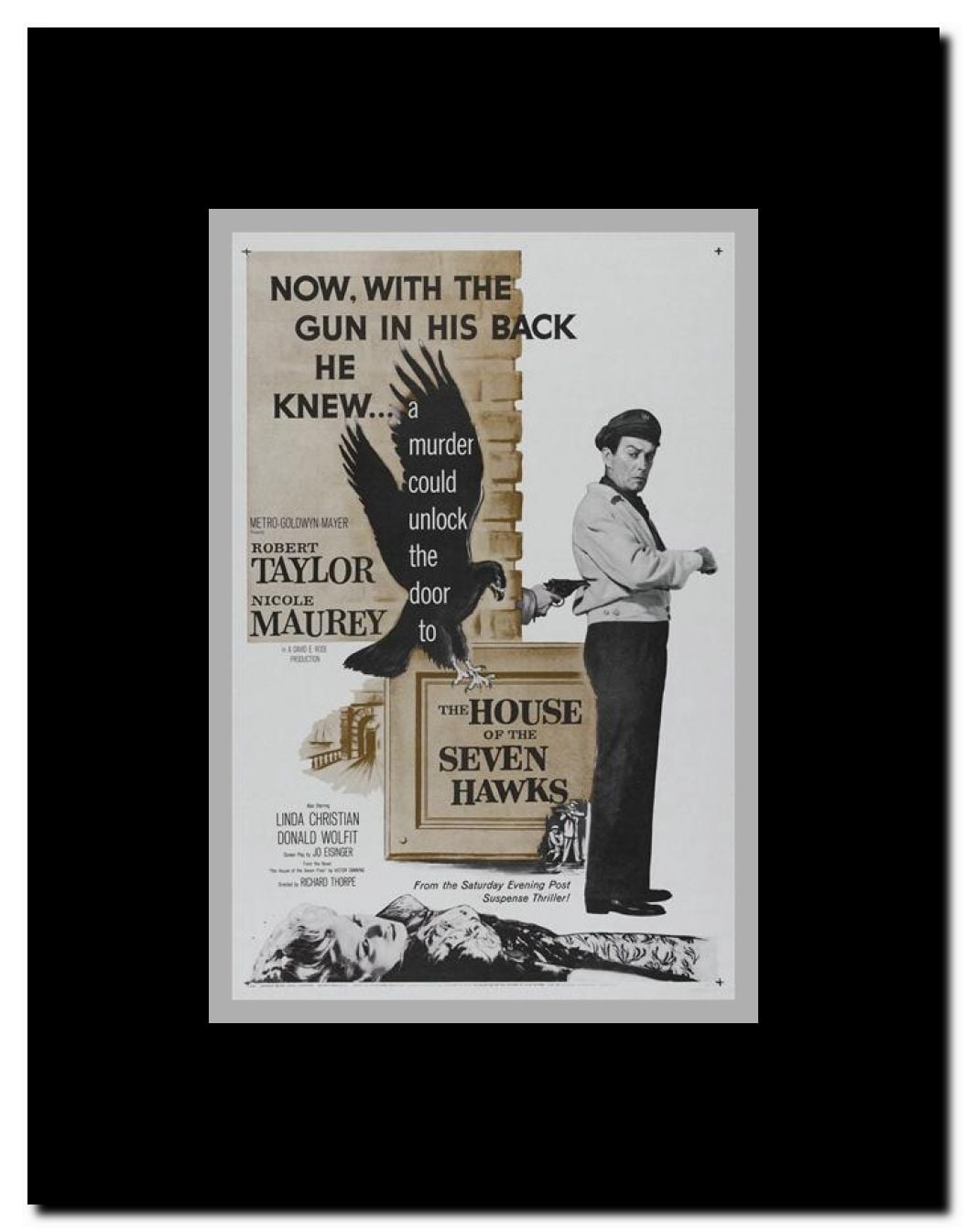 The House of the Seven Hawks Framed Movie Poster