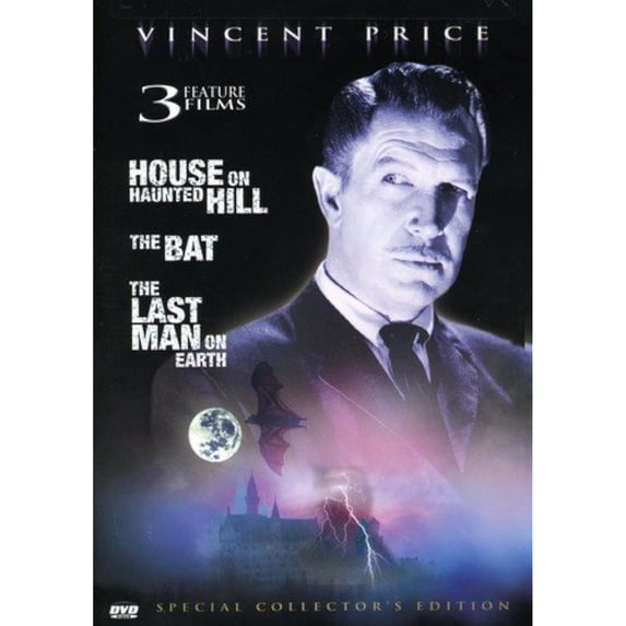 The House on Haunted Hill / The Bat / The Last Man on Earth (DVD) NEW