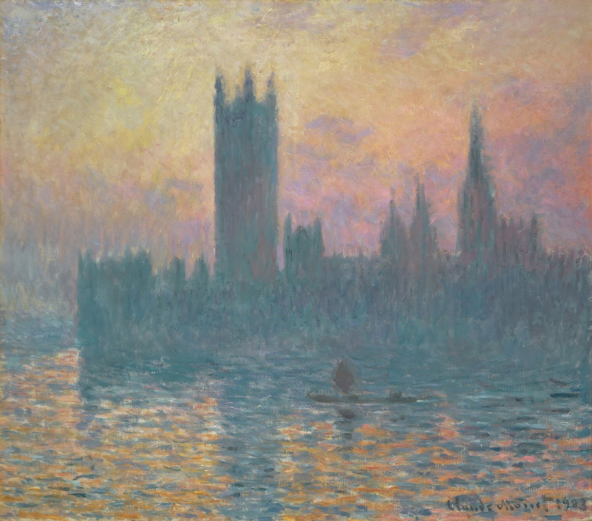 The Houses Of Parliament Canvas Art - (24 x 18)