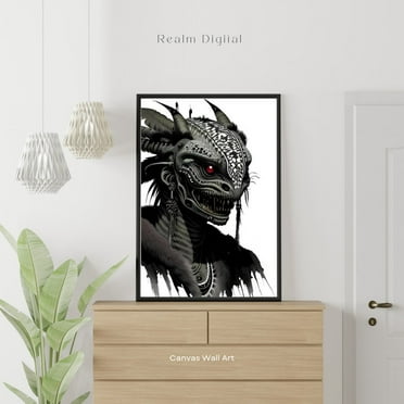 The Howl of the Windigo - Canvas Wall Art