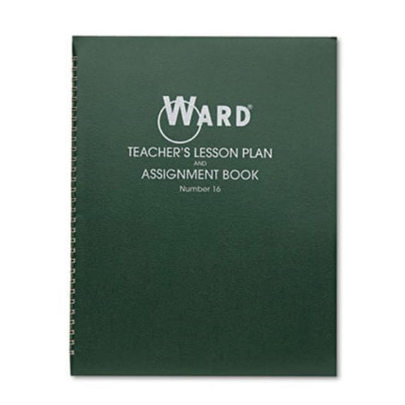 The Hubbard Company 16 Lesson Plan Book Wirebound, 6 Class Periods & Day