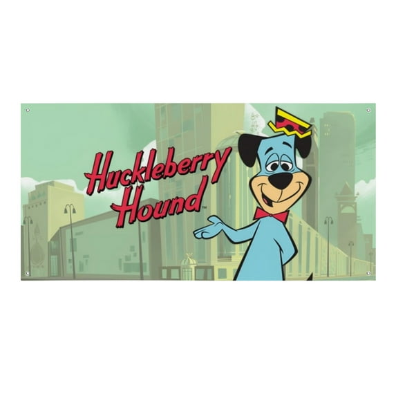 The Huckleberry Hound Show-Theme Backdrops Banner Birthday Party Decor Supplies Personalized Party Backdrop Decoration,5x3ft(150x90cm)