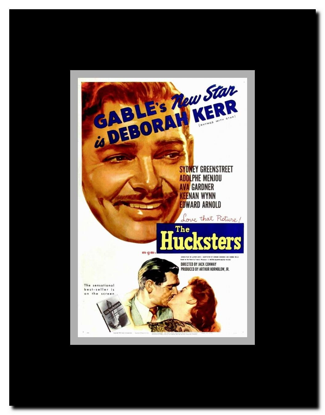 The Hucksters Framed Movie Poster